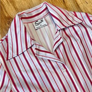 Women’s Striped Button Down Shirt